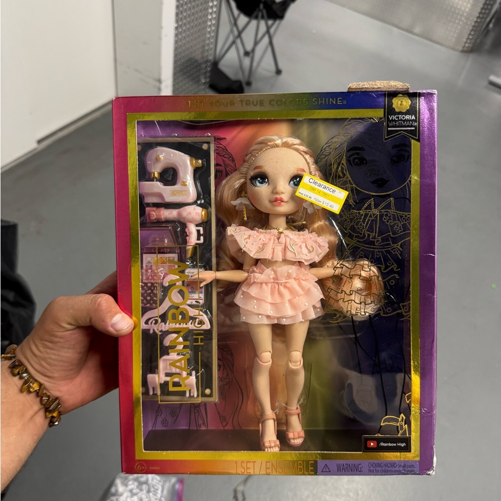 Rainbow Pink Ballet Doll Set